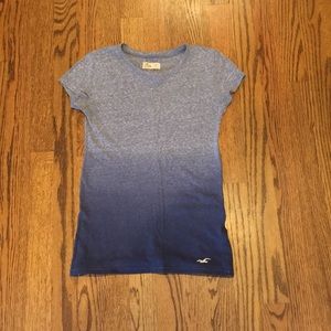 Hollister Ombré Blue T Shirt